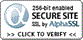 256-bit enabled SECURE SITE SSL by AlphaSSL CLICK TO VERIFY